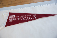 The University of Chicago Felt Flag Pennant // ONH Item 11288 Image 1