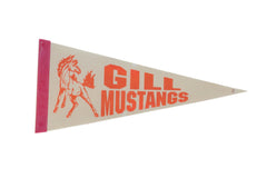Gill Mustangs Felt Flag Pennant // ONH Item 11299