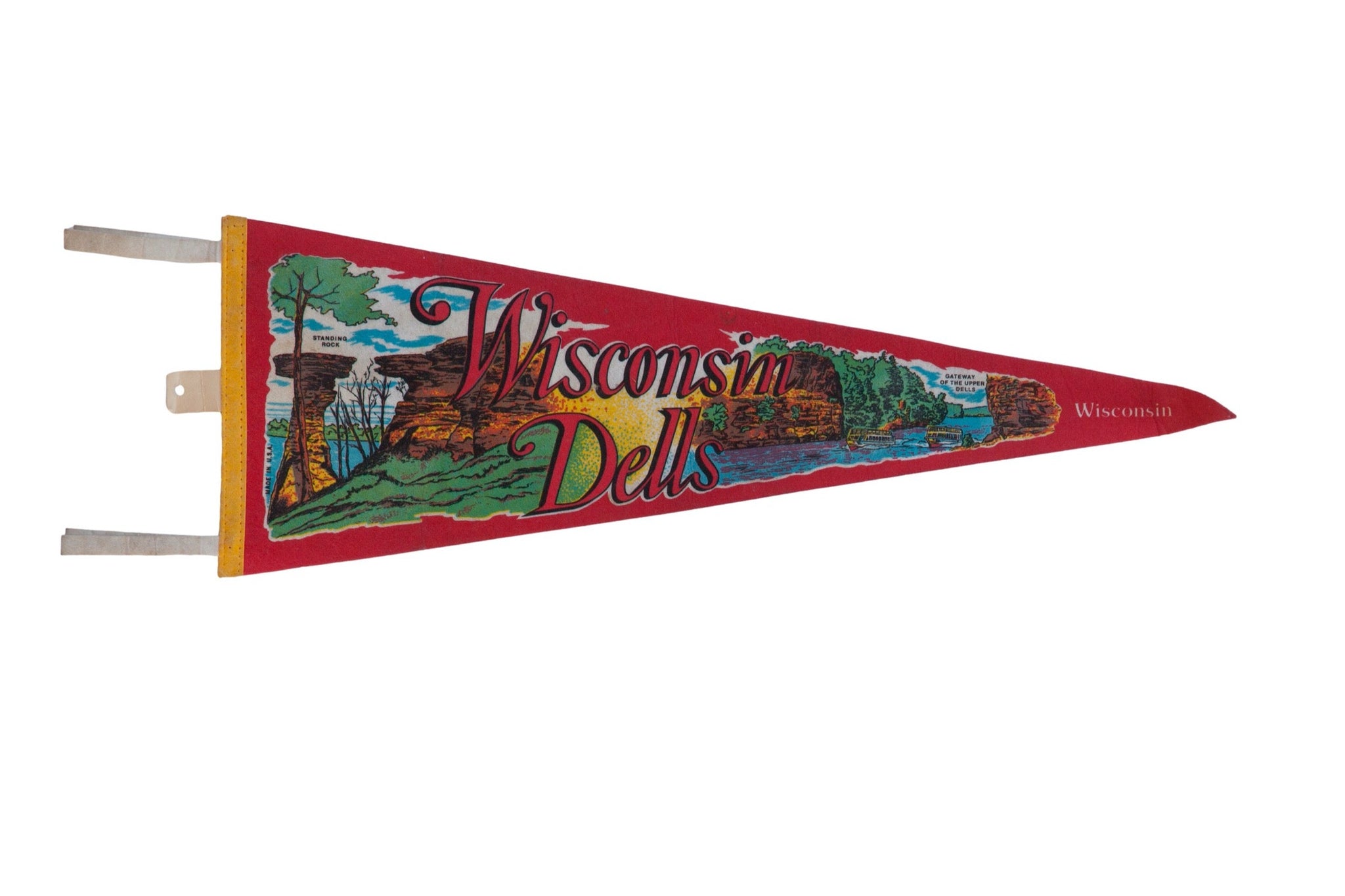 Small vintage football pennant / Fanion / wimpel France AS