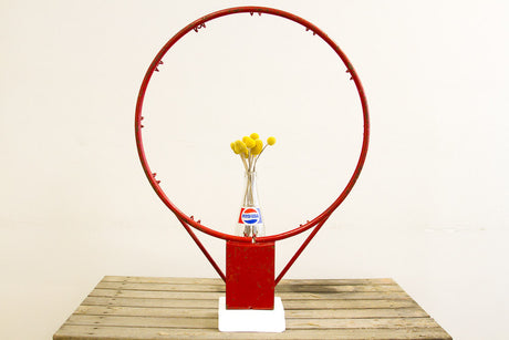 Basketball Hoop Industrial Accent // ONH Item 1131