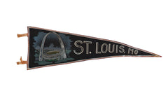 St. Louis, Missouri Felt Flag Pennant // ONH Item 11316