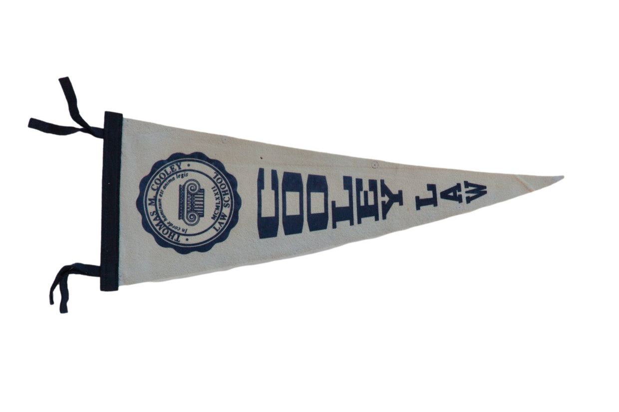 Cooley Law Felt Flag Pennant // ONH Item 11325