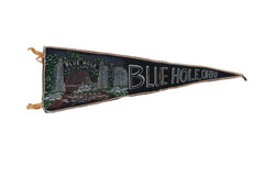Blue Hole Ohio Felt Flag Pennant // ONH Item 11328