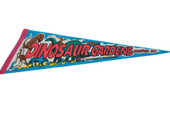 Dinosaur Gardens Michigan Felt Flag Pennant // ONH Item 11334 Image 1