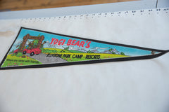 Yogi Bear's Jellystone Park Camp Felt Flag Pennant // ONH Item 11335 Image 1