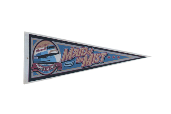 Maid of the Mist Niagara Falls Felt Flag Pennant // ONH Item 11340