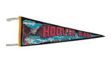 Vintage Hoover Dam Nevada Arizona felt pennant with a colorful graphic and red block lettering.