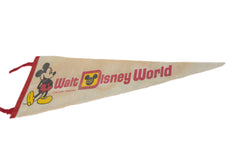 Walt Disney World Felt Flag Pennant // ONH Item 11351 Image 1