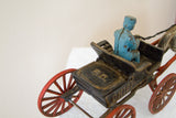 Vintage cast iron buggy back with 