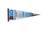Vintage Big 10 Conference felt pennant showing team names for Leaders and Legends divisions.