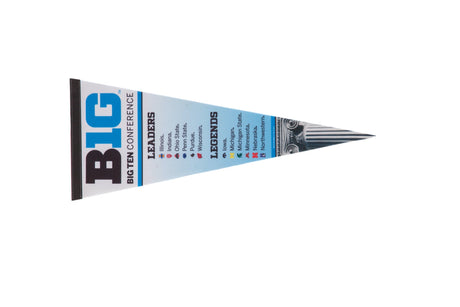 Big 10 Conference Felt Flag Pennant // ONH Item 11364