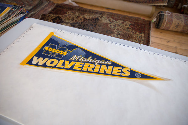 Michigan Wolverines Felt Flag Pennant // ONH Item 11365 Image 1