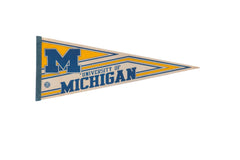 University of Michigan Felt Flag Pennant // ONH Item 11369
