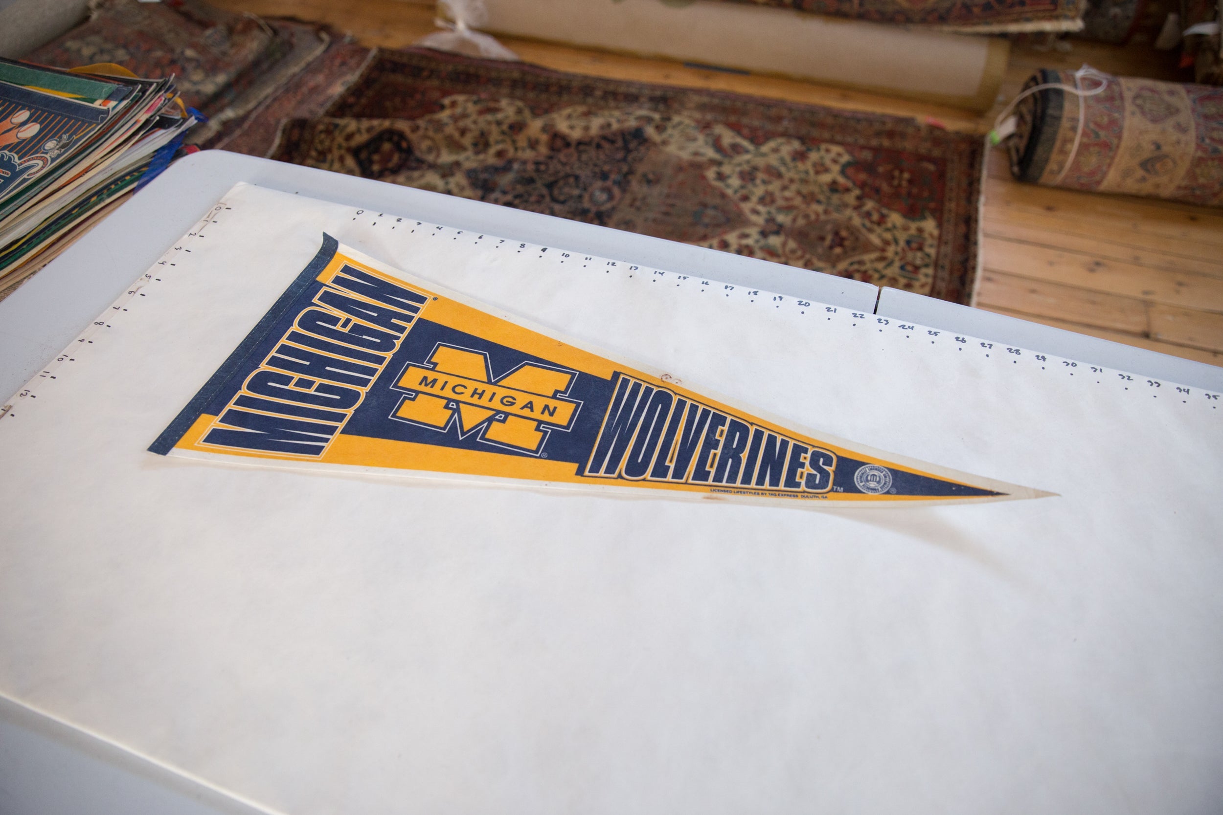 Michigan Wolverines Felt Flag Pennant // ONH Item 11370 Image 1