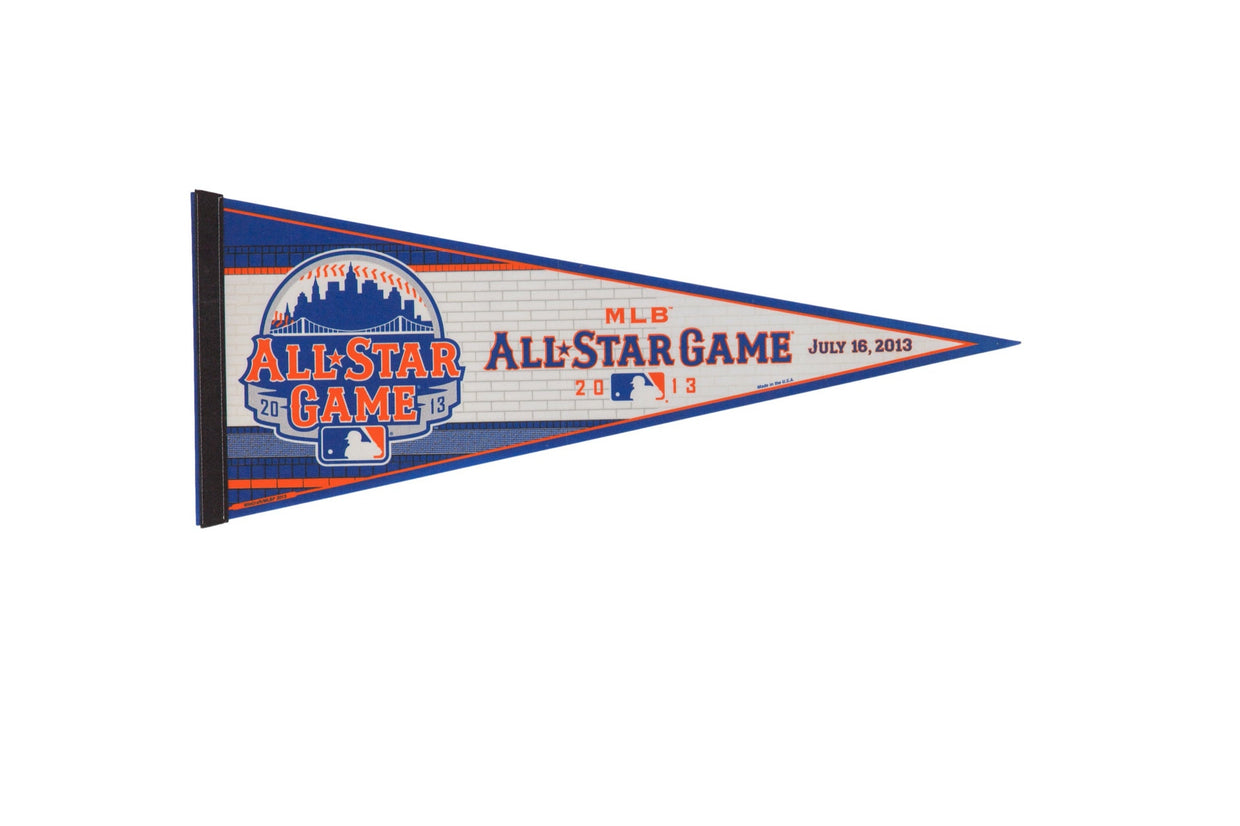 2013 MLB All Star Game Felt Flag Pennant // ONH Item 11376