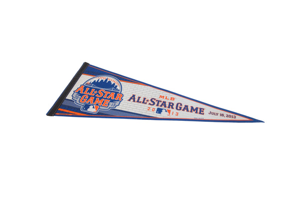2013 MLB All Star Game Felt Flag Pennant // ONH Item 11376 Image 1