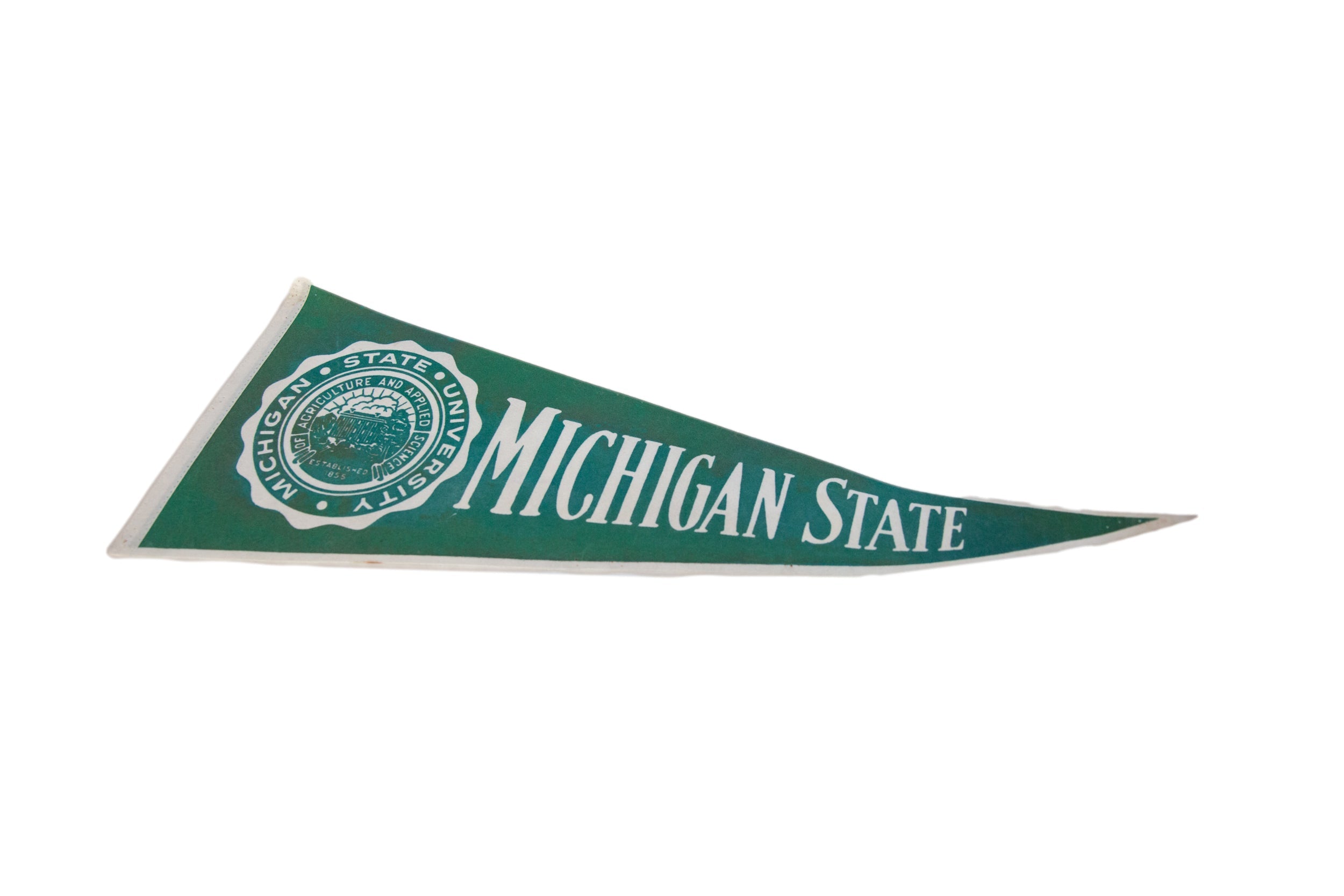 Michigan State University Felt Flag Pennant // ONH Item 11391 Image 1
