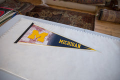 Michigan University Felt Flag Pennant // ONH Item 11401 Image 1