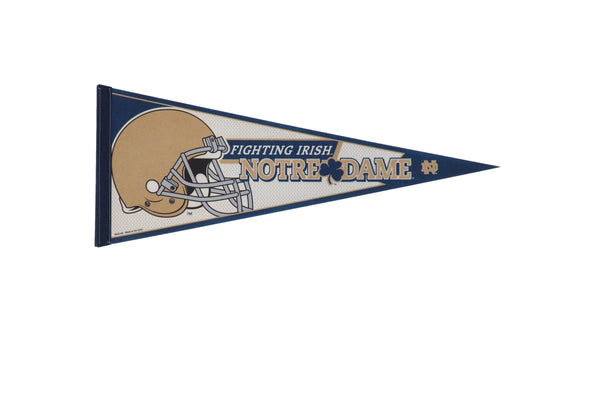 Notre Dame Fighting Irish Felt Flag Pennant // ONH Item 11416