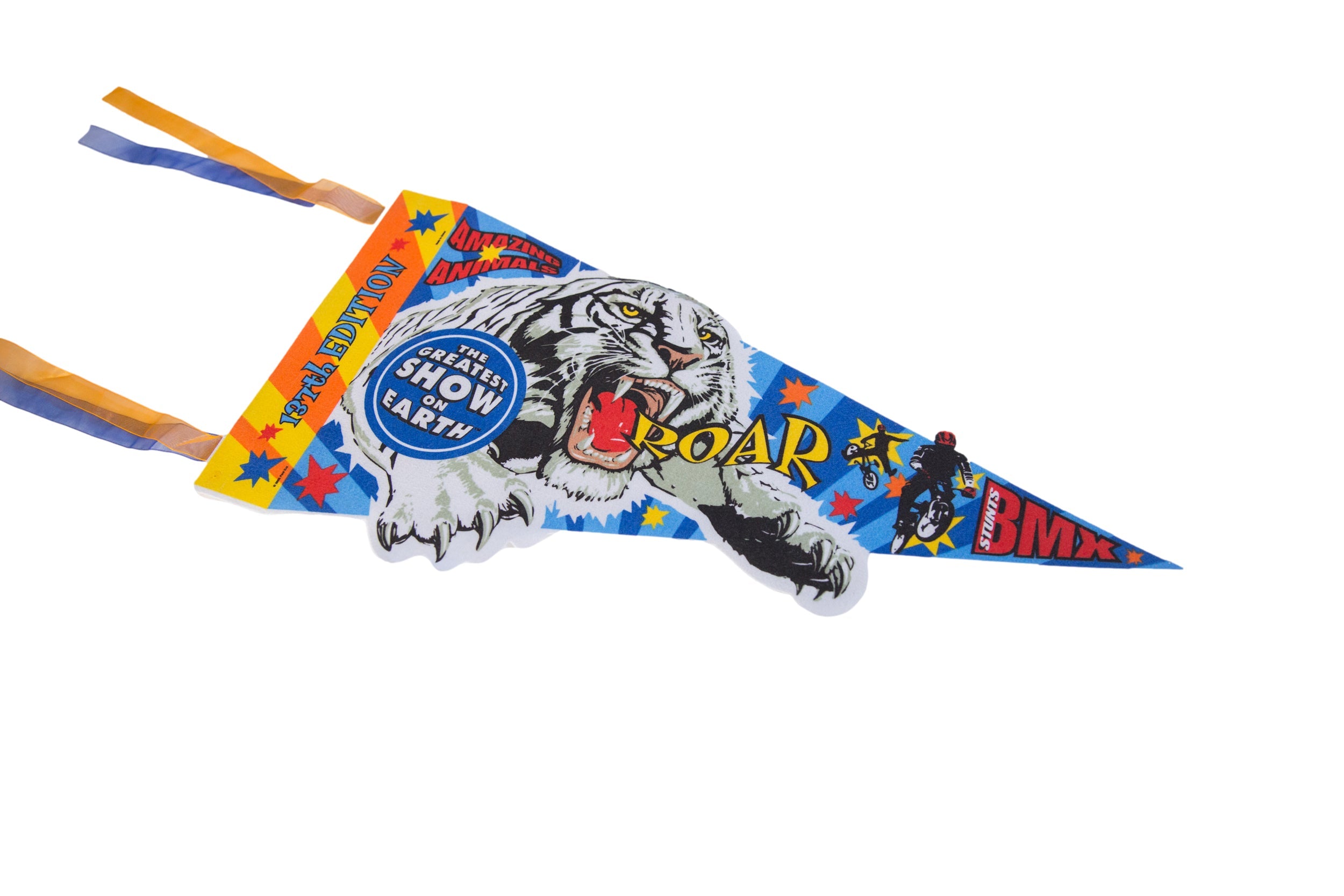 137th Edition The Greatest Show on Earth Felt Flag Pennant // ONH Item 11425 Image 1