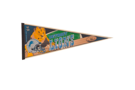 Detroit Lions Felt Flag Pennant // ONH Item 11439