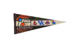 White 2012 Final Four New Orleans felt pennant with basketball graphic and team logos, 12