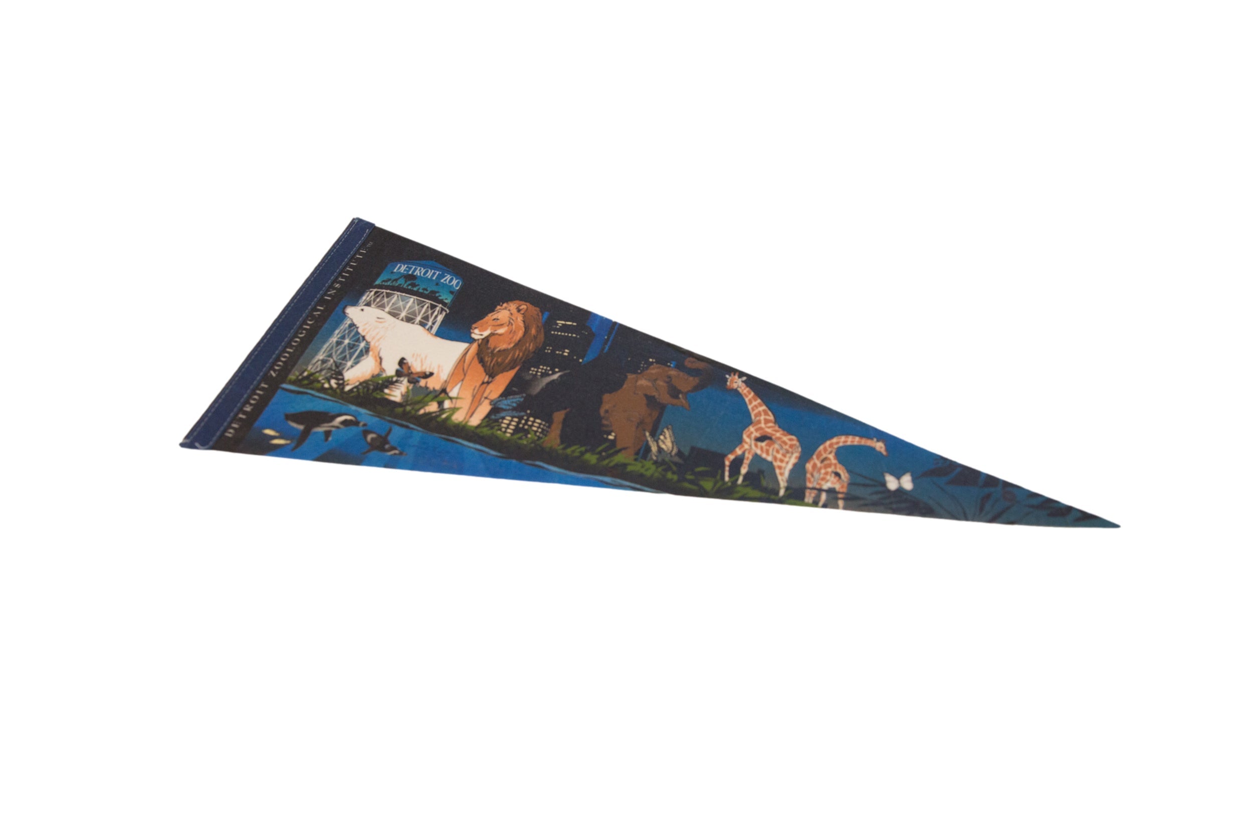 Detroit Zoo Felt Flag Pennant // ONH Item 11450 Image 1