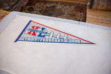 The full 29-inch length of the Superbowl XL Detroit pennant measured flat.