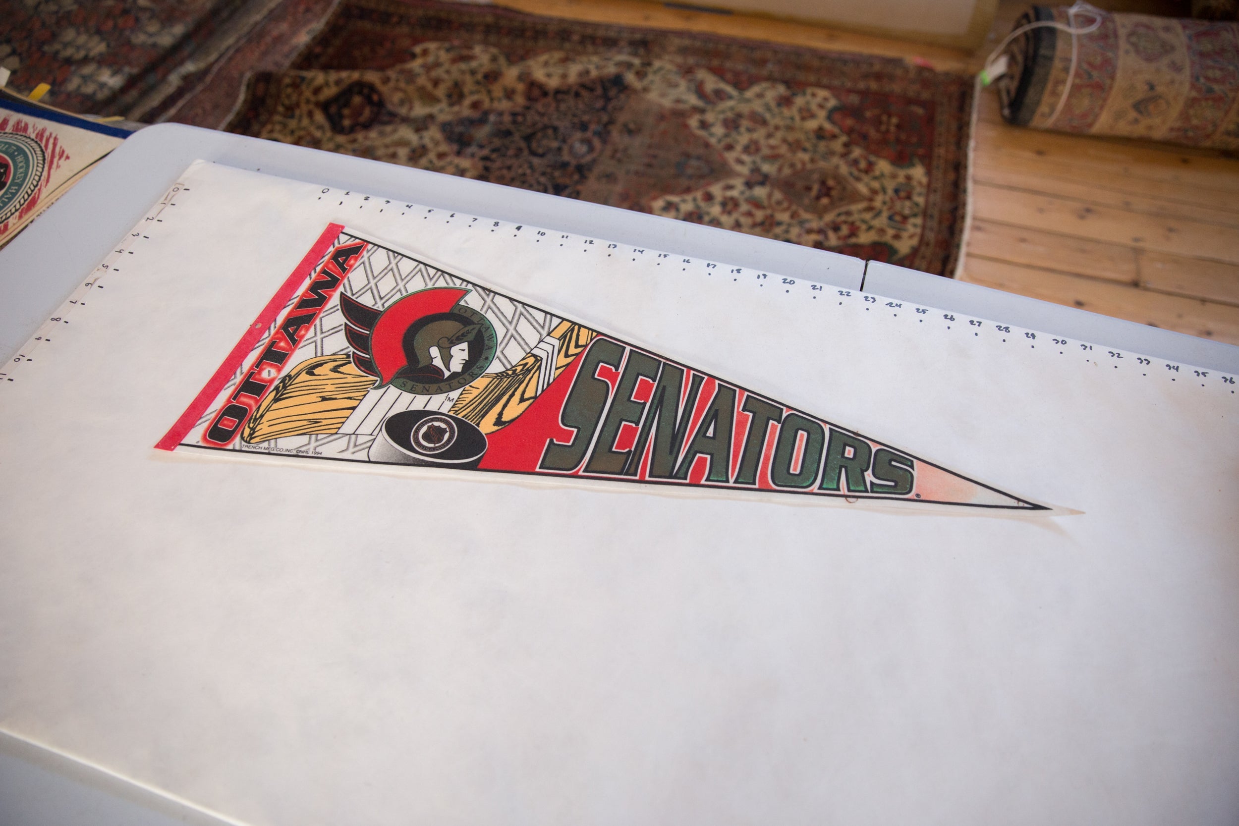 Ottawa Senators Felt Flag Pennant // ONH Item 11458 Image 1