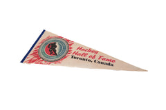 Hockey Hall of Fame Toronto Canada Felt Flag Pennant // ONH Item 11459 Image 1