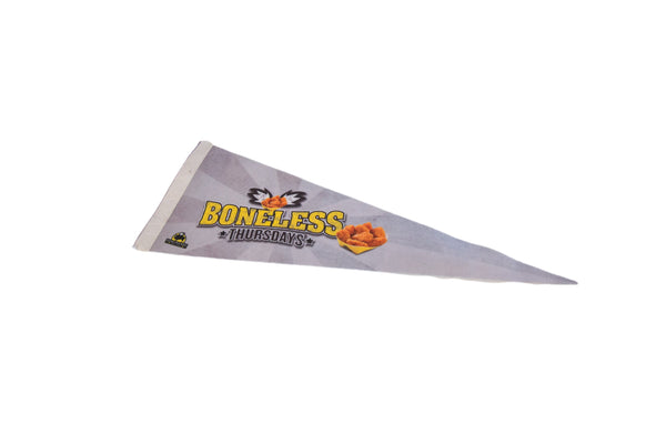 Buffalo Wild Wings Boneless Thursdays Felt Flag Pennant // ONH Item 11471 Image 1