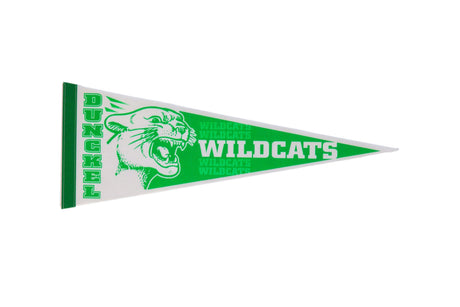 Dunckel Wildcats Felt Flag Pennant // ONH Item 11485