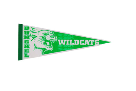 Dunckel Wildcats Felt Flag Pennant // ONH Item 11488