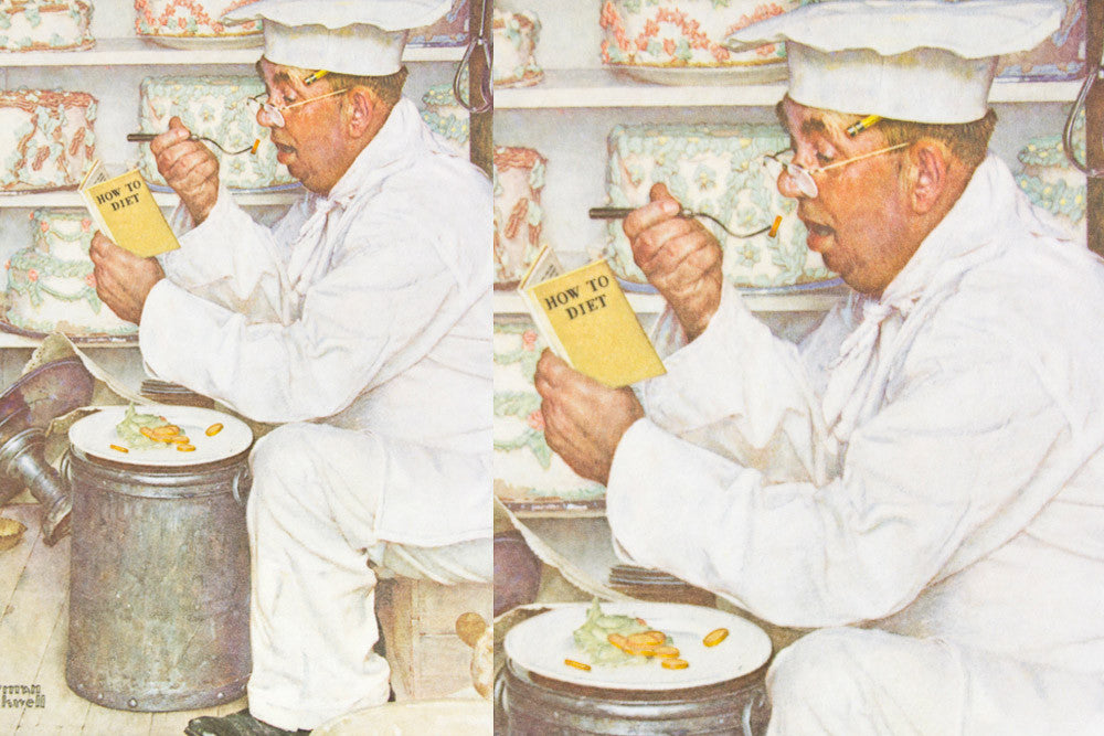 Vintage Rockwell Weighty Matters Lithograph // ONH Item 1149 Image 1