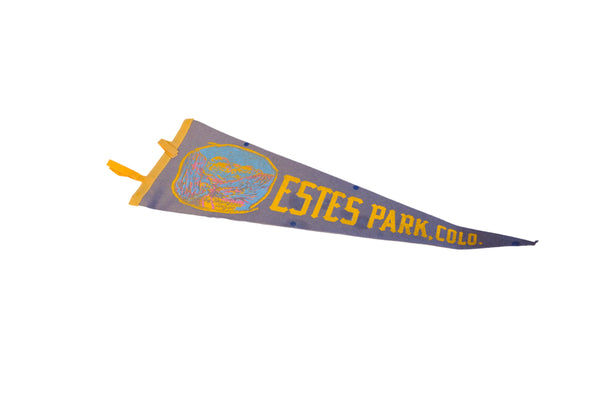 Estes Park Colorado Felt Flag Pennant // ONH Item 11502 Image 1