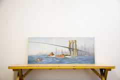 Brooklyn Bridge Painting // ONH Item 1151 Image 1