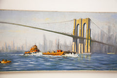 Brooklyn Bridge Painting // ONH Item 1151 Image 4