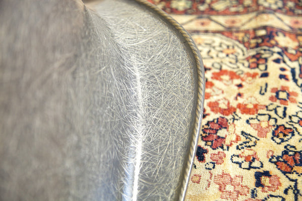 Rare Eames PAW Rope Edge Seng Swivel Chair in Elephant Grey // ONH Item 1152 Image 9