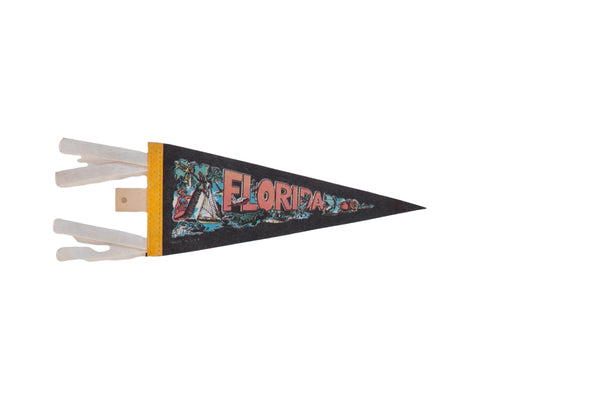 Florida Felt Flag Pennant // ONH Item 11523