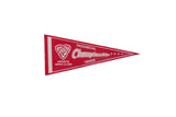 Vintage Toronto Provincial Championships 2000 red felt pennant with white script lettering.