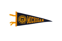 University of Michigan Felt Flag Pennant // ONH Item 11536