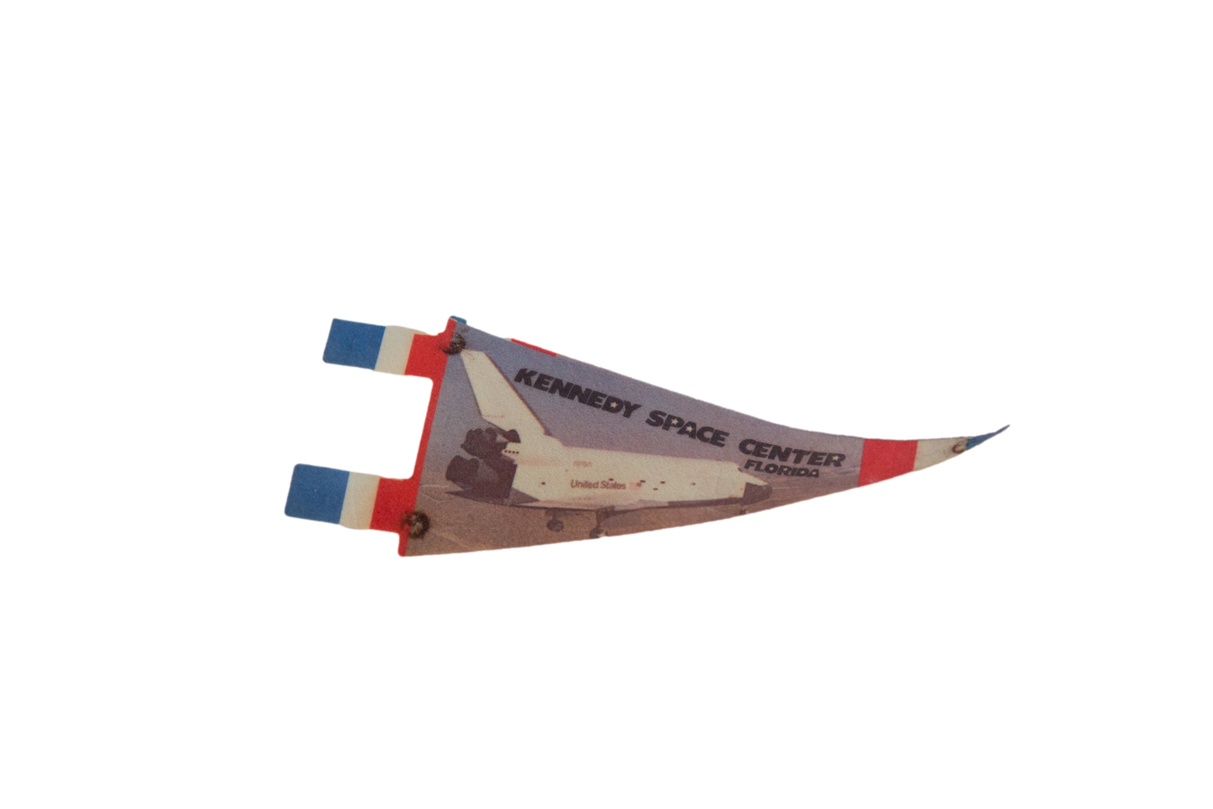 Kennedy Space Center Florida Felt Flag Pennant // ONH Item 11549 Image 1