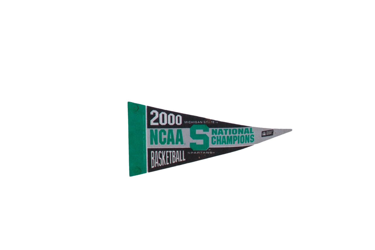 Michigan State 2000 NCAA Champions Felt Flag Pennant // ONH Item 11556