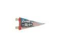 Vintage Mark Twain's Boyhood Home Hannibal Missouri felt pennant with a house illustration.