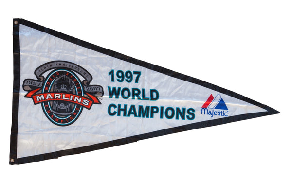 Florida Marlins 1997 World Series Felt Flag Pennant