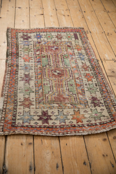 2.5x3.5 Vintage Distressed Oushak Rug // ONH Item 11594 Image 5