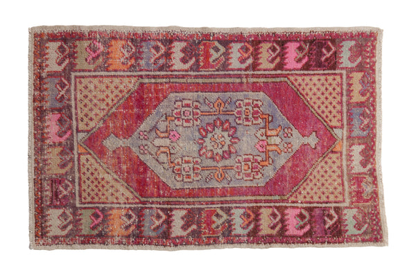 2.5x4.5 Vintage Distressed Oushak Rug // ONH Item 11595