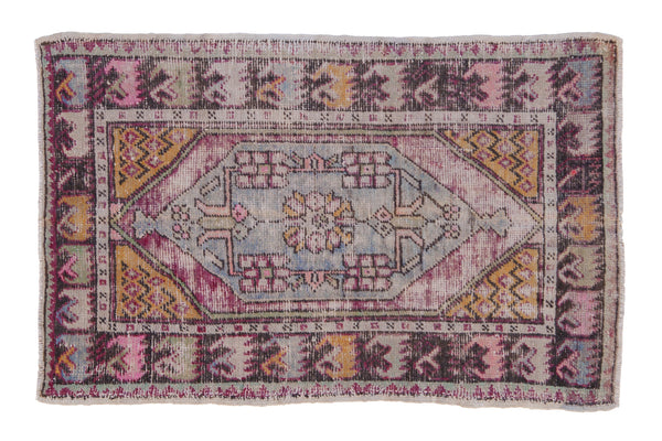 2.5x4 Vintage Distressed Oushak Rug // ONH Item 11596
