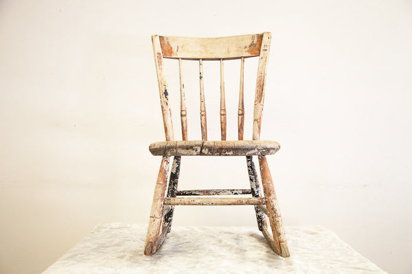 Antique children's Rocking Chair Primitive // ONH Item 1160 Image 1