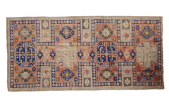 2.5x5.5 Vintage Distressed Anatolian Rug Runner // ONH Item 11602